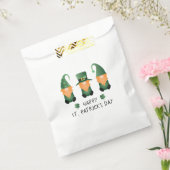 ハッピーSt patricks day格言グリーンオレンジ フェイバーバッグ (封をした状態)