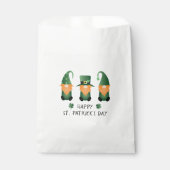 ハッピーSt patricks day格言グリーンオレンジ フェイバーバッグ (正面)