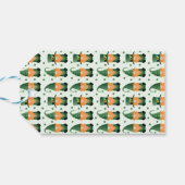 ハッピーSt patricks day格言グリーン ギフトタグ (裏面横)