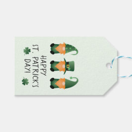 ハッピーSt patricks day格言グリーン ギフトタグ