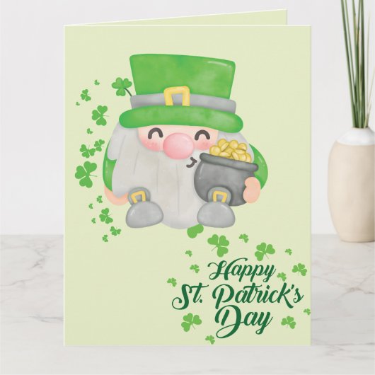 ハッピーst patricks day格言 カード (正面)