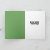 ハッピーSt patricks day誰でもかわいいビーグルの子犬 シーズンカード (内部)