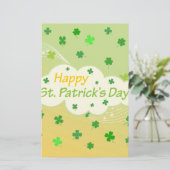 ハッピーSt patricks day1 便箋 (スタンド正面)