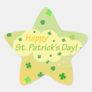 ハッピーSt patricks day1 星シール