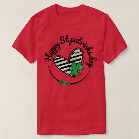 ハッピーSt patricks day1 Tシャツ (デザイン正面)