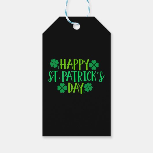 ハッピーSt patricks day ギフトタグ (正面)