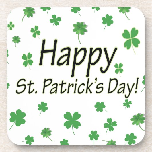 ハッピーSt patricks day コースター (正面)