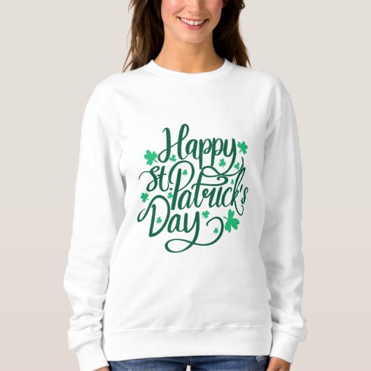 ハッピーSt patricks day スウェットシャツ (正面)