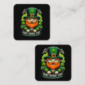 ハッピーSt patricks day スクエア名刺 (正面/裏面)