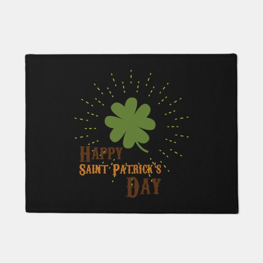 ハッピーSt patricks day ドアマット (正面)