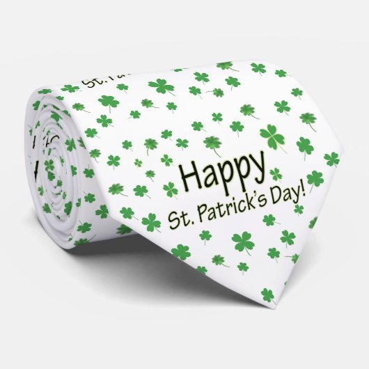 ハッピーSt patricks day ネクタイ (ロール)
