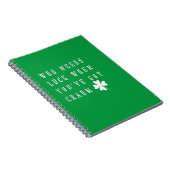 ハッピーSt patricks day ノートブック (右側)