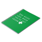 ハッピーSt patricks day ノートブック (左側)