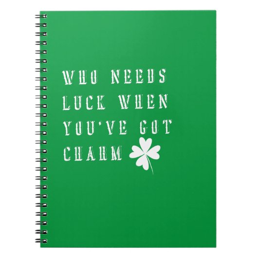 ハッピーSt patricks day ノートブック (正面)