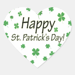 ハッピーSt patricks day ハートシール