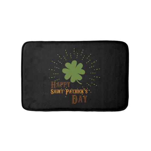 ハッピーSt patricks day バスマット (正面)