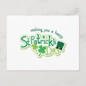 ハッピーSt patricks day ポストカード (正面)