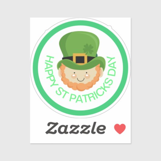 ハッピーSt patricks day・レプレシャン シール (シート)