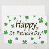 ハッピーSt patricks day 便箋 (正面/裏面)