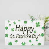 ハッピーSt patricks day 便箋 (スタンド正面)