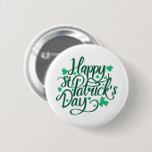 ハッピーst patricks day 缶バッジ (正面&裏面)