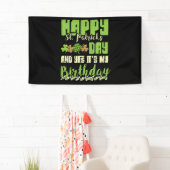 ハッピーSt patricks dayitsマイ誕生日アイリッシュ 横断幕 (インサイチュ)