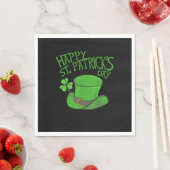 ハッピーSt patricks dayTシャツ スタンダードランチョンナプキン (インサイチュ)