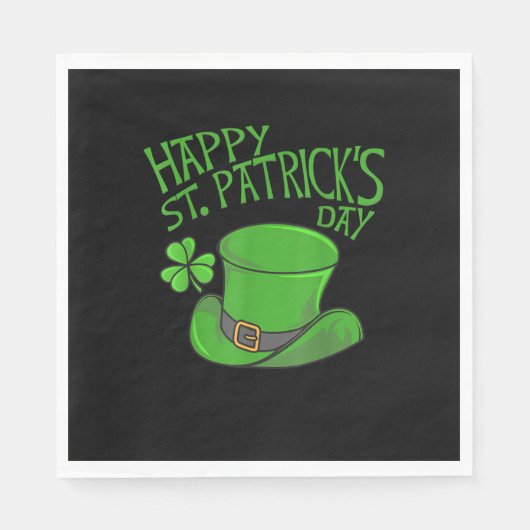 ハッピーSt patricks dayTシャツ スタンダードランチョンナプキン (正面)