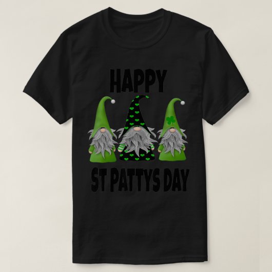 ハッピーSt pattys dayマッチングファミリーセントパトリック Tシャツ (デザイン正面)