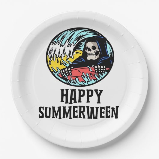 ハッピーSummerween Essential 2025 ペーパープレート (正面)