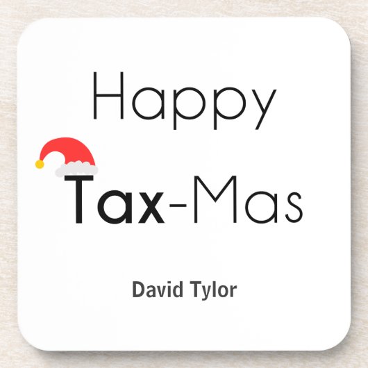ハッピーTaxMas コースター (正面)