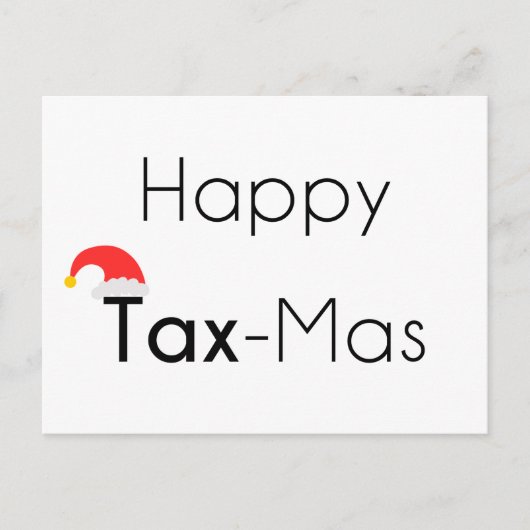 ハッピーTaxMas シーズンポストカード (正面)
