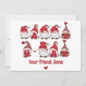 ハッピーVデー ノームレタリング クラスルーム シーズンカード (正面)