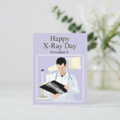 ハッピーX線の日11月8日 ポストカード (スタンド正面)