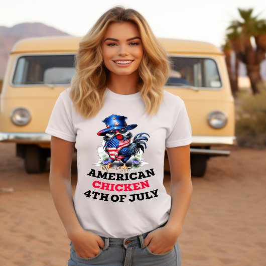 ハッファンキートのチキンスタイリッシュ Tシャツ