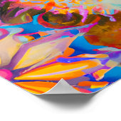 ハッファンキーピーベビーバッファローファームアニマル子供部屋アート ポスター (角)