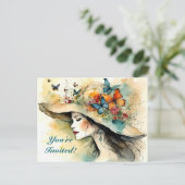 ハッファンシートダービーパーティの招待状 インビテーションポストカード (スタンド正面)