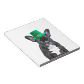 ハッフランスのト・パトリックの日と可愛いブルドッグ ノートパッド (アングル)