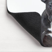 ハッフランスのト・パトリックの日と可愛いブルドッグ マウスパッド (コーナー)