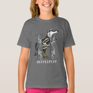 ハッフルパフ™のクロスハッチエンブレム Tシャツ