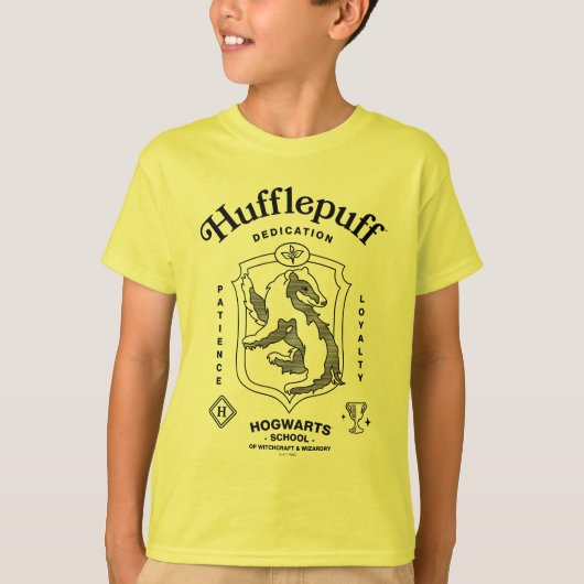 ハッフルパフ™  尽力 忍耐 忠誠  crest tシャツ (正面)
