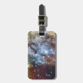 ハッブルが衝突コースの星団を見る ラゲッジタグ (正面縦)