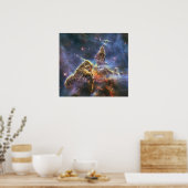 ハッブルが「ミスティックマウンテン」の景色を捉える ポスター (キッチン)