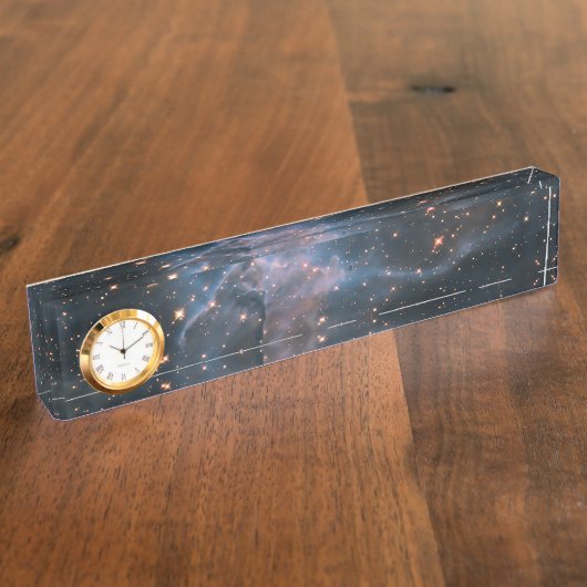 ハッブルの「神秘的な山」の-深宇宙 デスクネームプレート (側面)