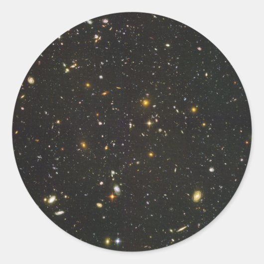 ハッブルウルトラ深い場 ラウンドシール (正面)