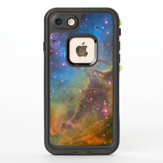 ハッブル宇宙望遠鏡からのイーグル星雲 LifeProof iPhoneケース (裏面)