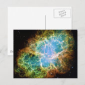 ハッブル宇宙望遠鏡が捉えた蟹星雲 ポストカード (正面/裏面)