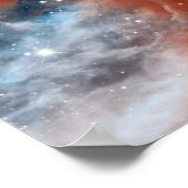 ハッブル宇宙望遠鏡が撮影した赤外線写真：馬頭星雲 ポスター (角)