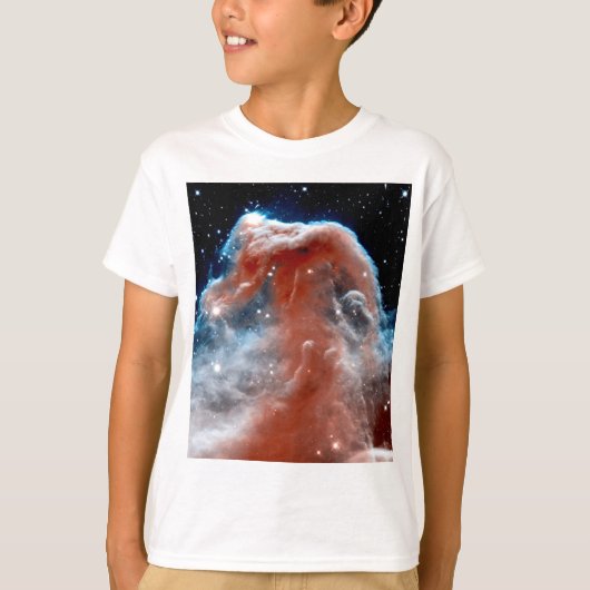 ハッブル宇宙望遠鏡が撮影した赤外線写真:馬頭星雲 Tシャツ (正面)