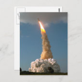 ハッブル宇宙望遠鏡でNASAを離陸 ポストカード (正面/裏面)